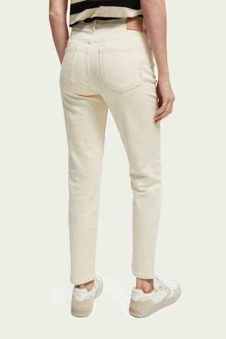 Jean slim en coton biologique - Beige