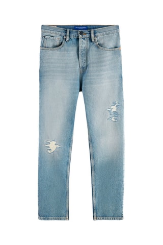 Jean en coton biologique tapered - Bleu clair