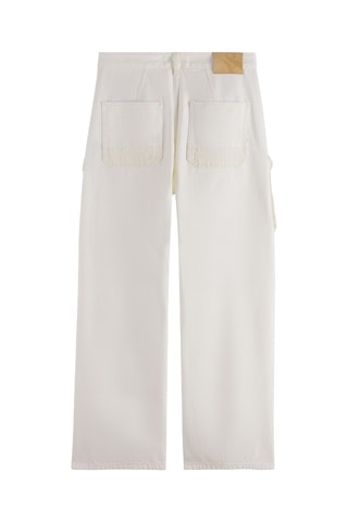 Jean cargo - Blanc cassé