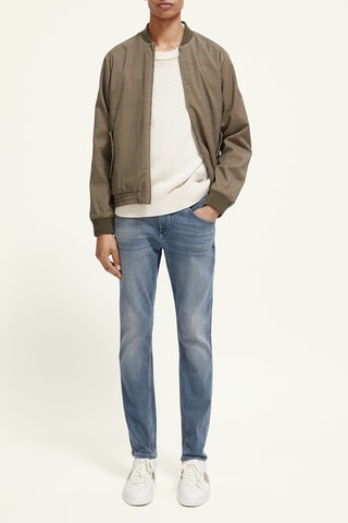 Jean skinny en coton biologique - Bleu clair