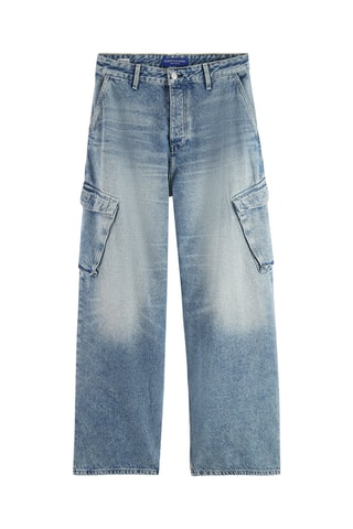 Jean cargo - Bleu clair