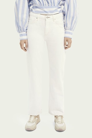 Jean taille haute - Blanc