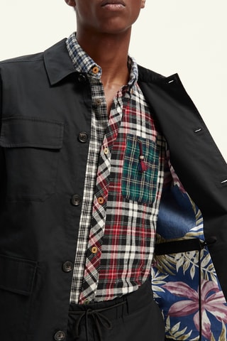 Parka en coton biologique - Noir