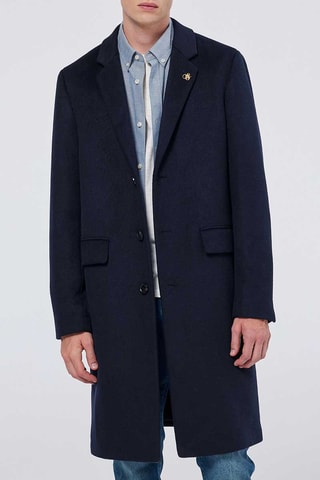 Manteau en laine - Bleu marine