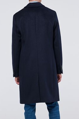 Manteau en laine - Bleu marine