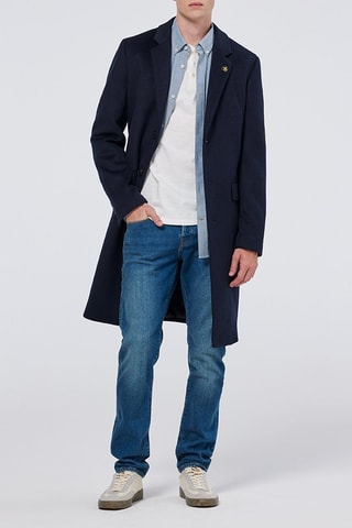 Manteau en laine - Bleu marine