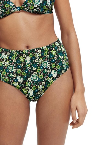 Bas de maillot taille haute - Vert