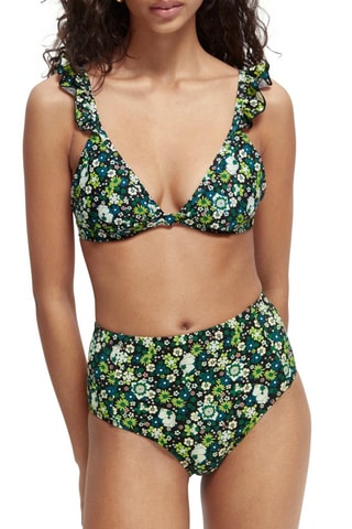 Bas de maillot taille haute - Vert