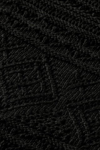 Top en coton biologique - Noir