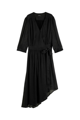 Robe portefeuille - Noir