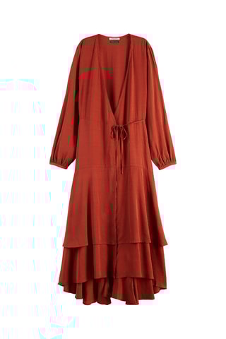 Robe volantée - Rouille