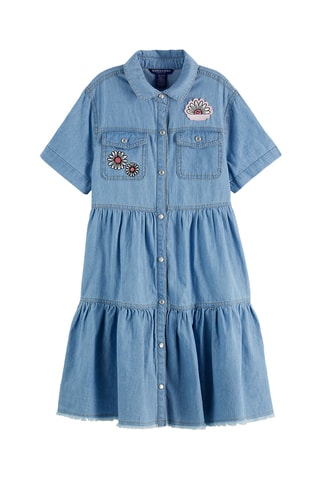 Robe chemise en jean - Bleu clair