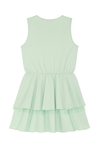 Robe volantée - Vert clair