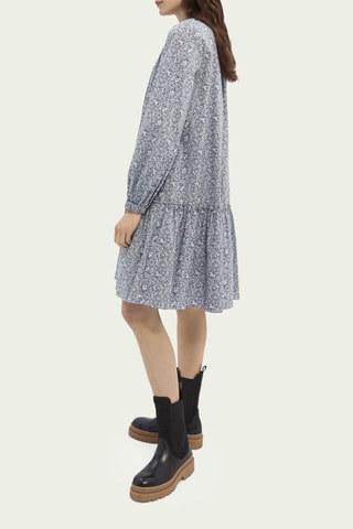 Robe taille basse en coton biologique - Gris clair