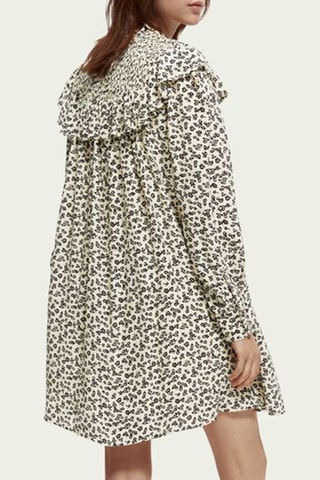 Robe trapèze - Blanc et noir