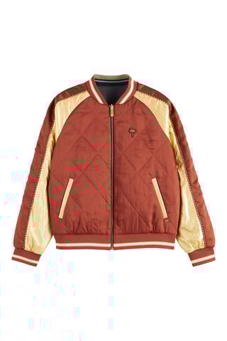Blouson réversible - Rouge brique