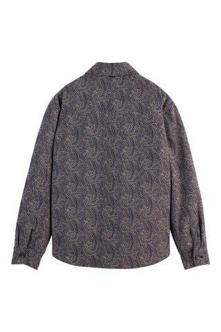 Surchemise en laine - Bleu