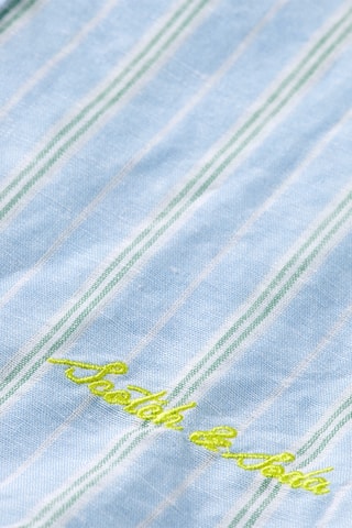 Chemise en lin - Bleu