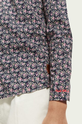 Chemise slim - Bleu marine