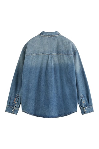 Chemise oversize en jean - Bleu
