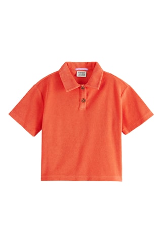 Polo en coton biologique - Orange