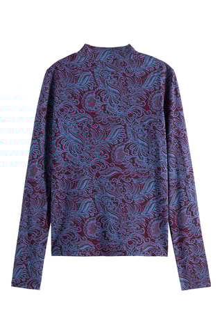 Sous-pull - Bleu et bordeaux