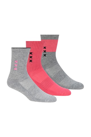 3 paires de chaussettes en coton biologique - Gris
