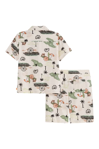 Chemise et short - Ecru