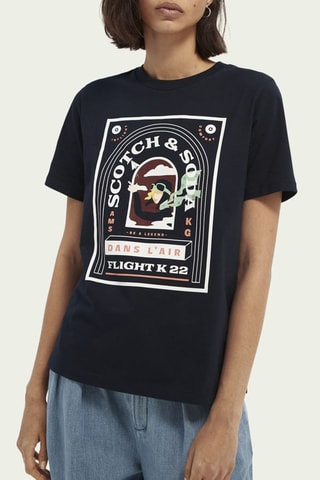 T-shirt en coton biologique - Noir