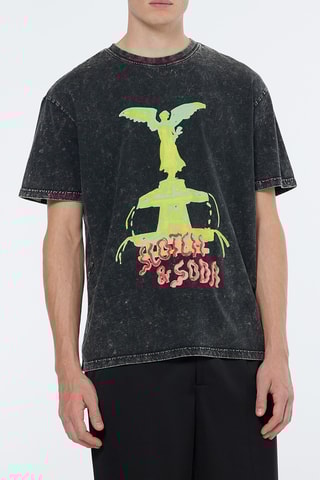 T-shirt relaxed - Noir