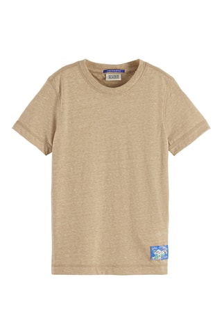 T-shirt en coton biologique - Beige