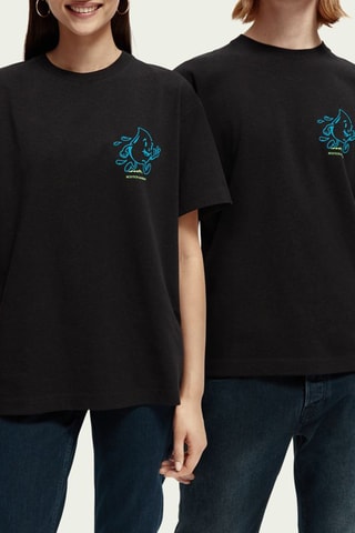 T-shirt en coton biologique - Noir