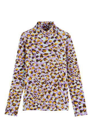 T-shirt - Mauve et marron foncé