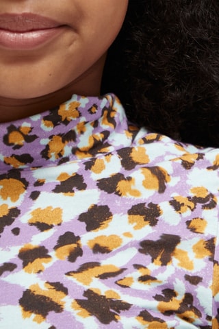 T-shirt - Mauve et marron foncé