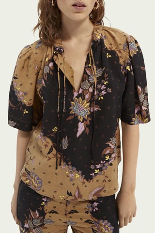 Blouse en lin - Beige