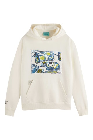 Sweat à capuche - Ecru