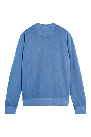 Sweat en coton biologique - Bleu