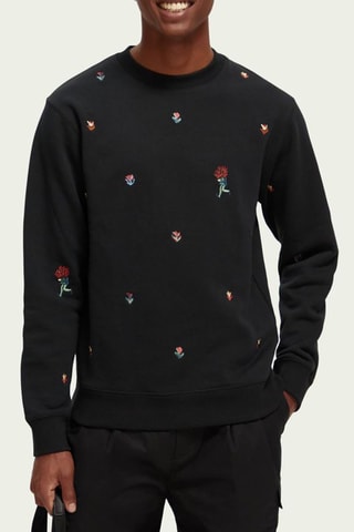 Sweat en coton biologique - Noir