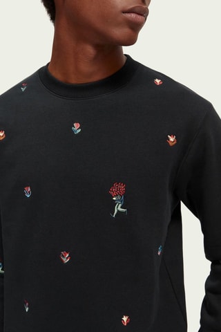 Sweat en coton biologique - Noir