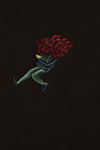 Sweat en coton biologique - Noir