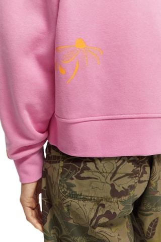 Sweat à capuche Fuchsia