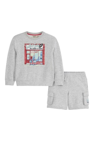 Sweat et short - Gris
