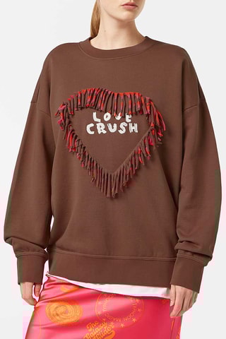 Sweat oversize - Marron