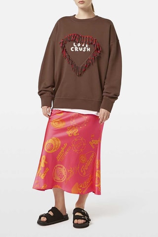 Sweat oversize - Marron