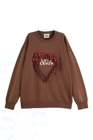 Sweat oversize - Marron