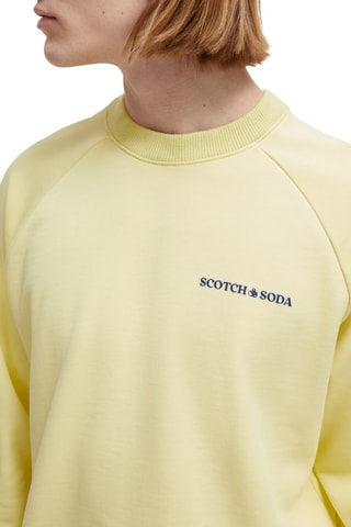 Sweat en coton biologique - Jaune