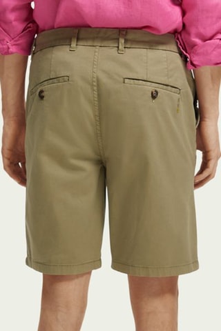 Short en coton biologique - Kaki