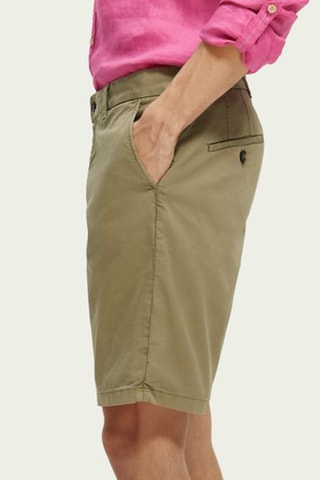 Short en coton biologique - Kaki