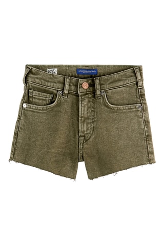 Short en jean - Kaki