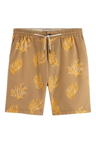 Bermuda en lin - Taupe